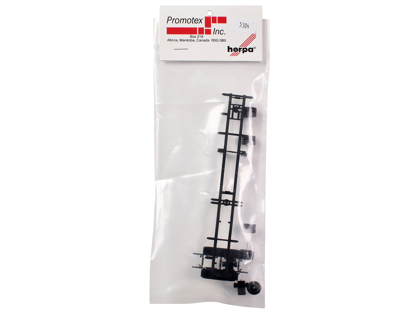 Container Chassis for 2-Axle 48ft Trailer 1/87 (HO) Plastic Model by Promotex