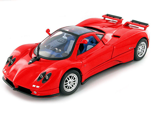 Pagani Zonda C12 Red 1/18 Diecast Model Car by Motormax