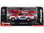 Datsun 510 #46 John Morton Red and White "BRE (Brock Racing Enterprises)" "Race" Series 1/43 Diecast Model Car by Bburago