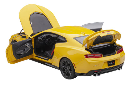 Chevrolet Camaro ZL1 Bright Yellow 1/18 Model Car by Autoart
