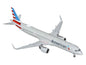 Airbus A321neo Commercial Aircraft "American Airlines" (N413AN) Gray with Striped Tail "Gemini 200" Series 1/200 Diecast Model Airplane by GeminiJets