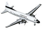 Convair C-131 Commercial Aircraft "Conquest Air Cargo" (N342GS) White with Black Tail Stripes "Gemini 200" Series 1/200 Diecast Model Airplane by GeminiJets