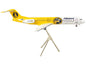 Fokker F100 Commercial Aircraft "Alliance Airlines" White and Yellow "Gemini 200" Series 1/200 Diecast Model Airplane by GeminiJets