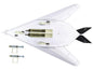 Lockheed F-117A Nighthawk Stealth Aircraft "Toxic Death" (1991) "Air Power Series" 1/72 Diecast Model by Hobby Master