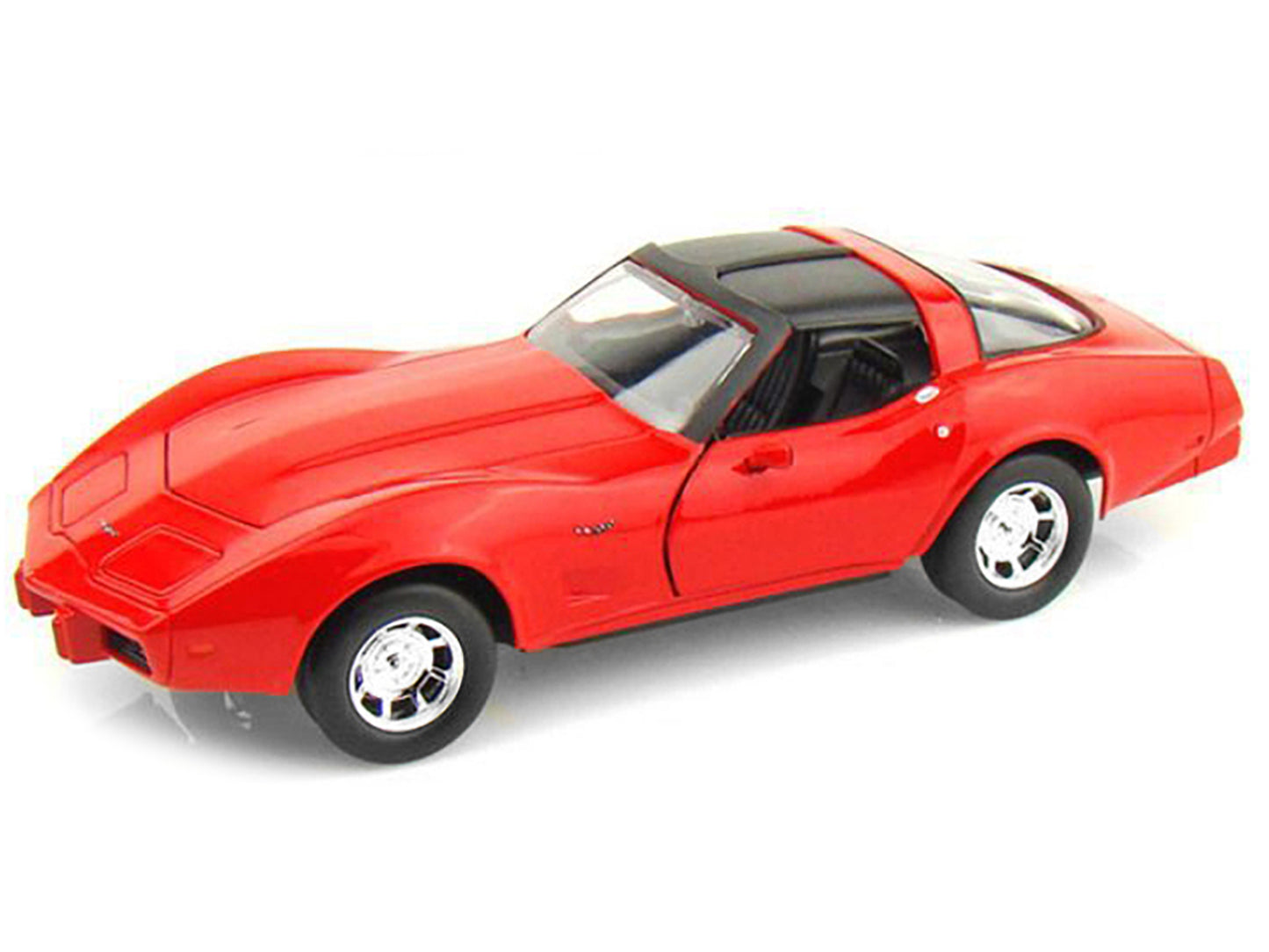 1979 Chevrolet Corvette Red 1/24 Diecast Model Car by Motormax